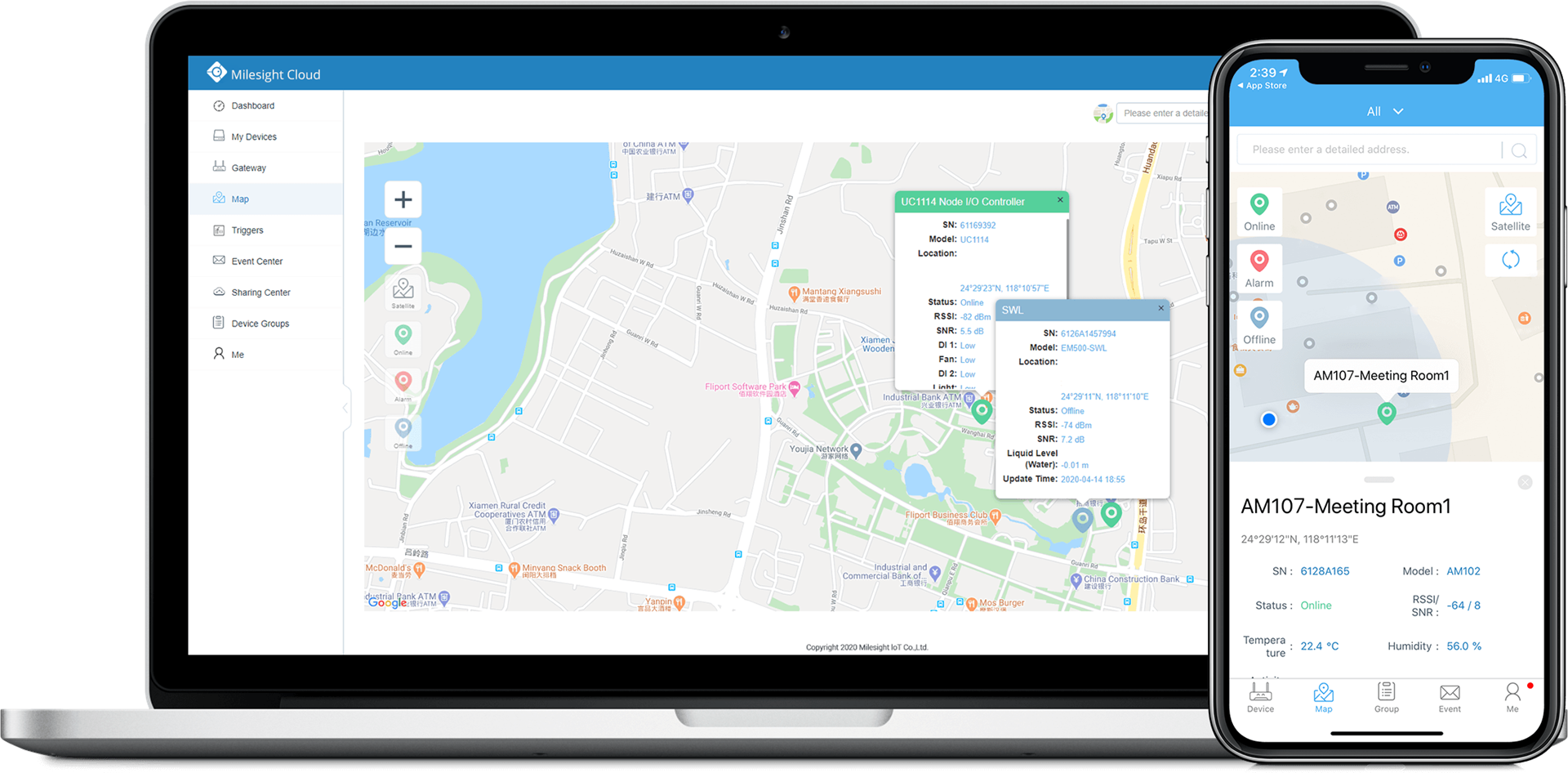 Milesight IoT Cloud Software - Remote Monitoring & Control | OneTemp